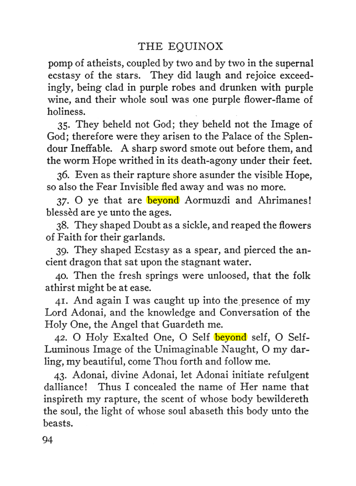 Original scan of The Equinox (Volume III, Number I), PDF page 100