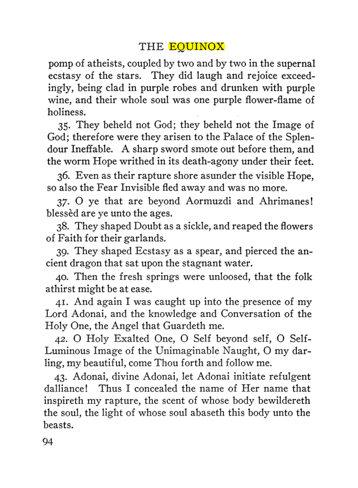 Original scan of The Equinox (Volume III, Number I), PDF page 100