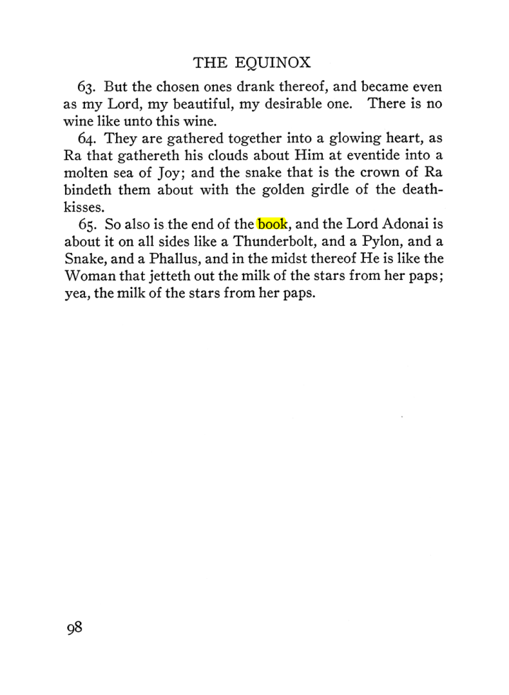 Original scan of The Equinox (Volume III, Number I), PDF page 104