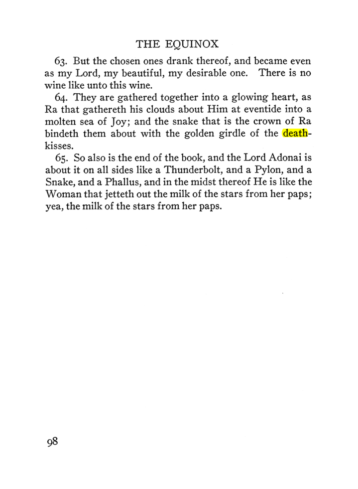 Original scan of The Equinox (Volume III, Number I), PDF page 104