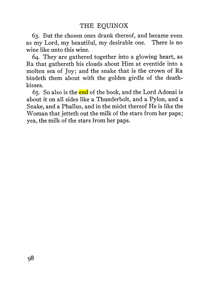 Original scan of The Equinox (Volume III, Number I), PDF page 104