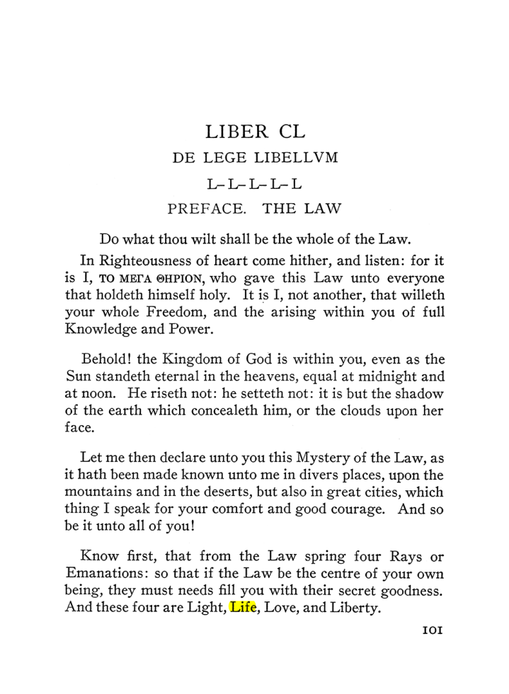 Original scan of The Equinox (Volume III, Number I), PDF page 107