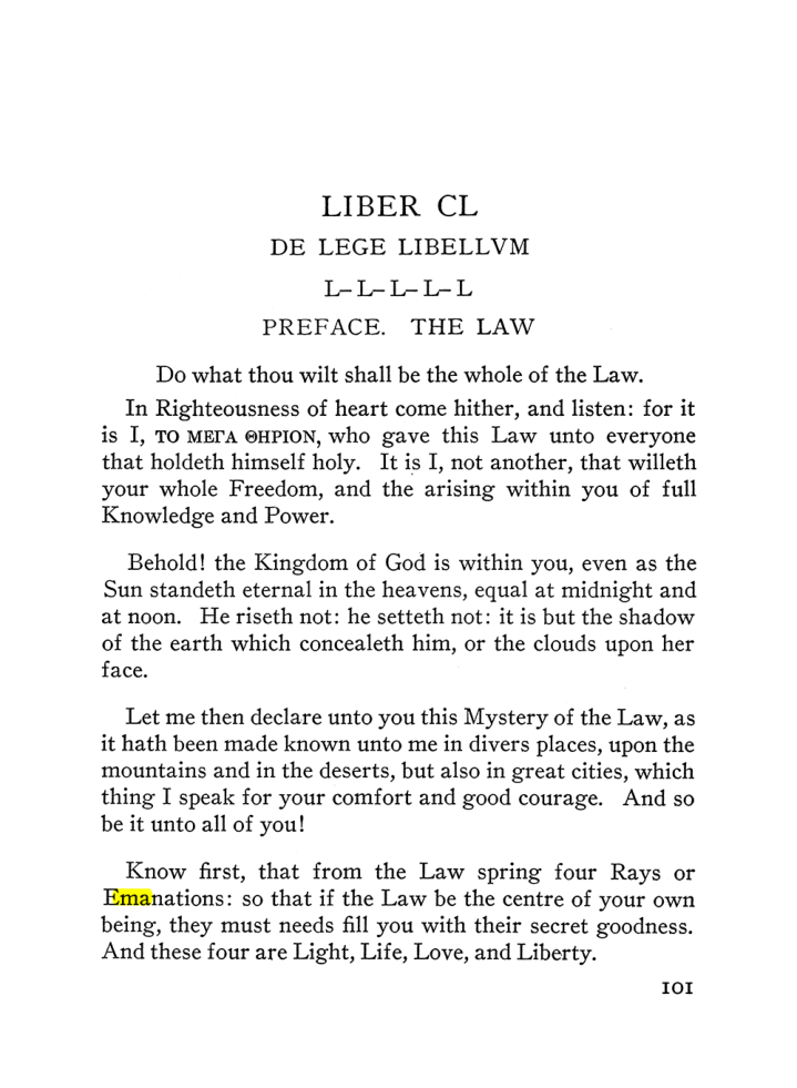 Original scan of The Equinox (Volume III, Number I), PDF page 107