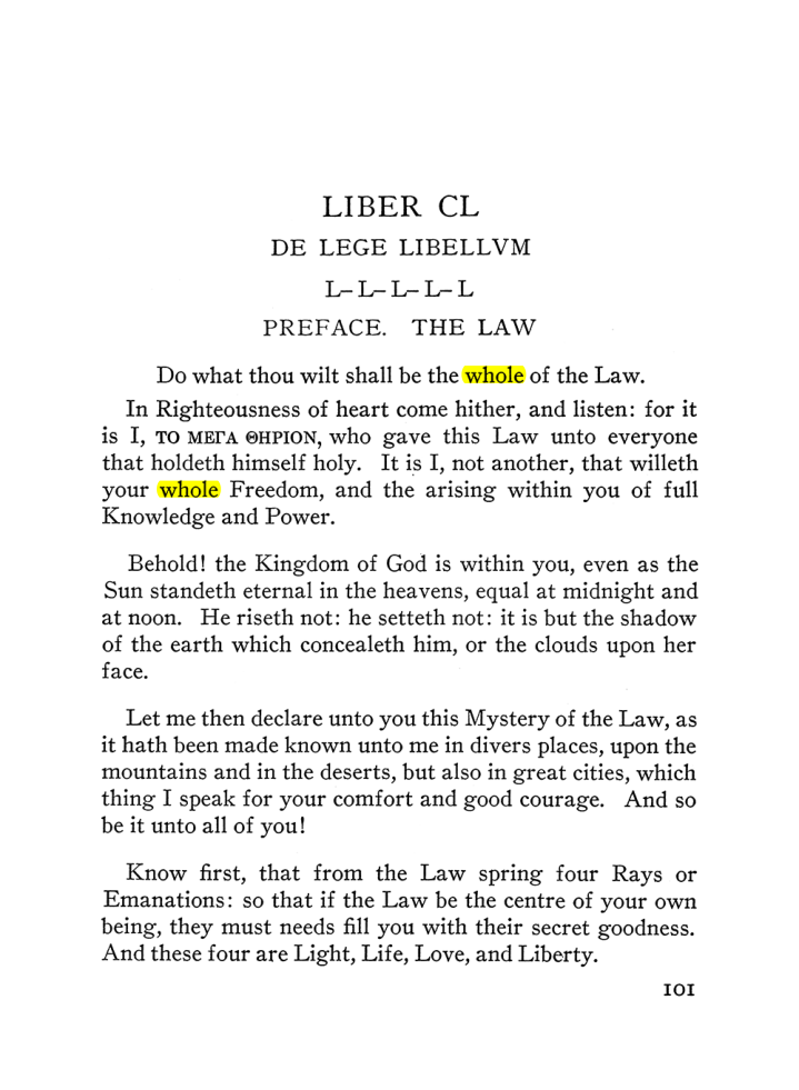 Original scan of The Equinox (Volume III, Number I), PDF page 107