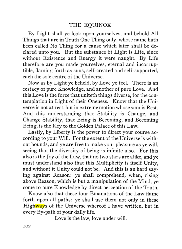 Original scan of The Equinox (Volume III, Number I), PDF page 108