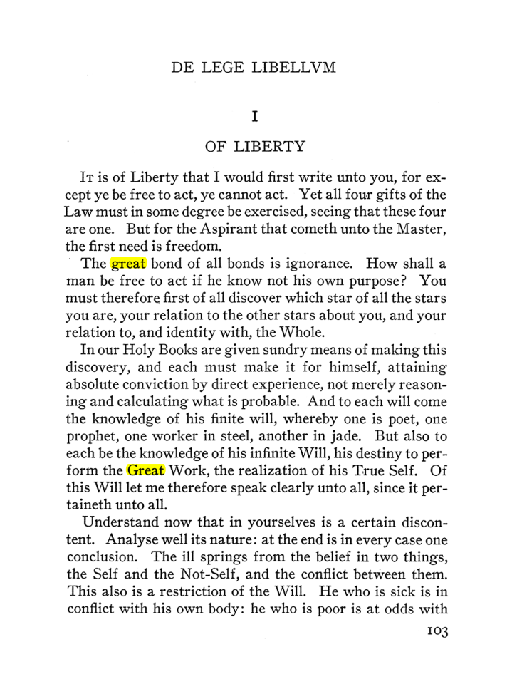 Original scan of The Equinox (Volume III, Number I), PDF page 109