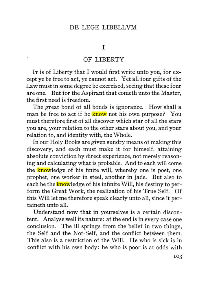 Original scan of The Equinox (Volume III, Number I), PDF page 109