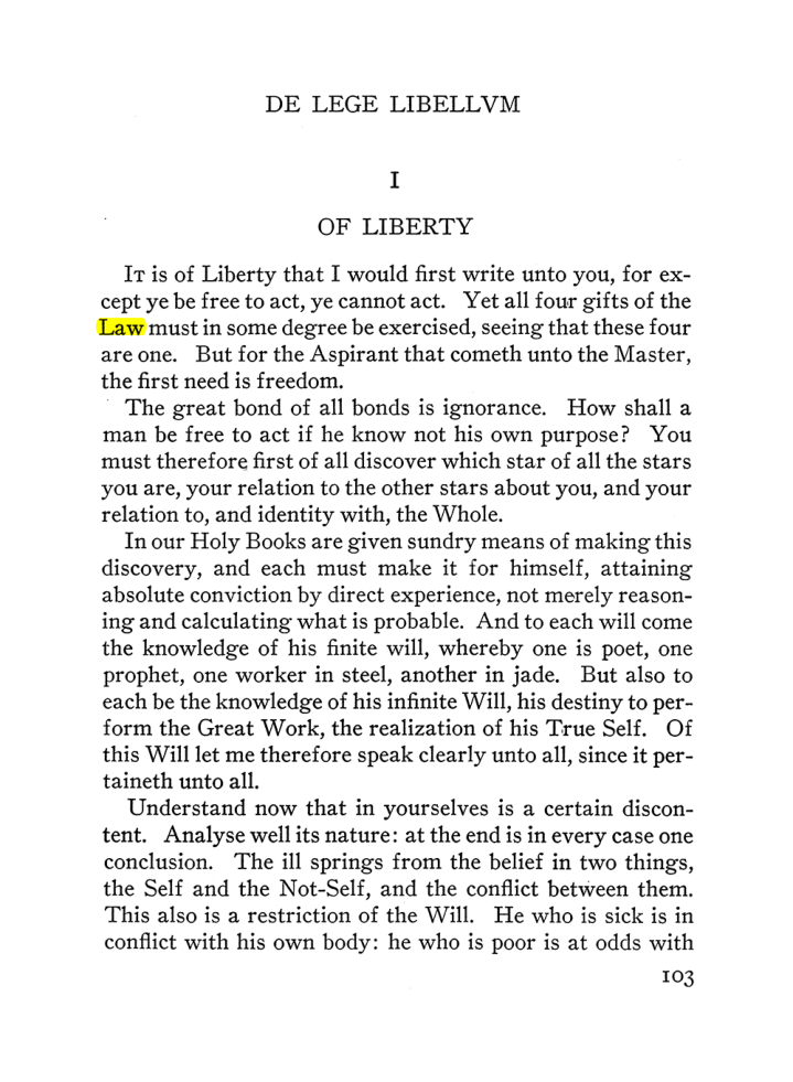 Original scan of The Equinox (Volume III, Number I), PDF page 109