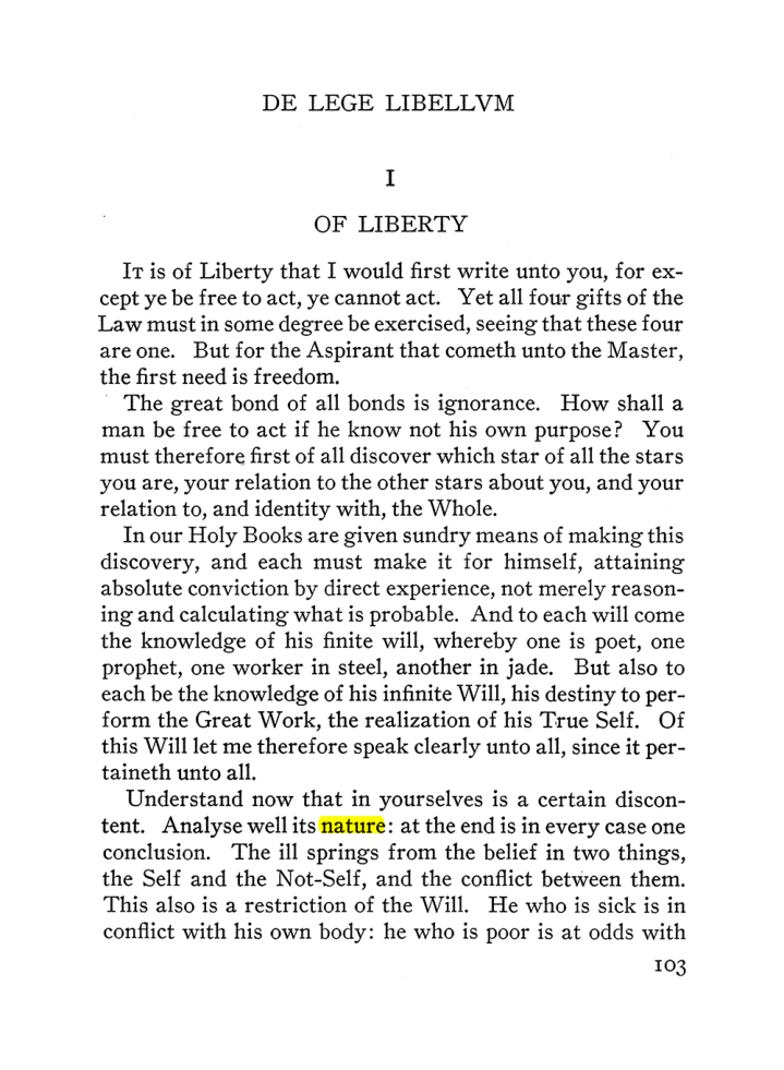 Original scan of The Equinox (Volume III, Number I), PDF page 109