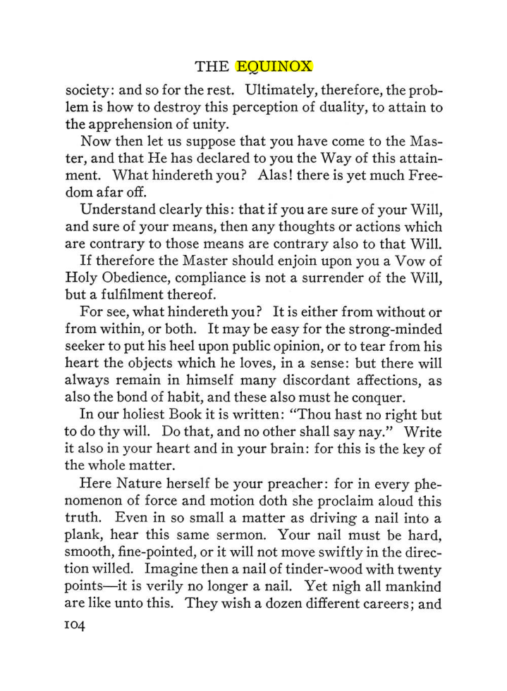 Original scan of The Equinox (Volume III, Number I), PDF page 110