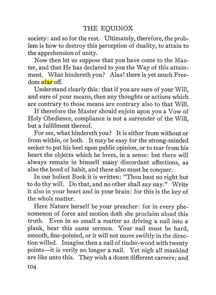 Original scan of The Equinox (Volume III, Number I), PDF page 110