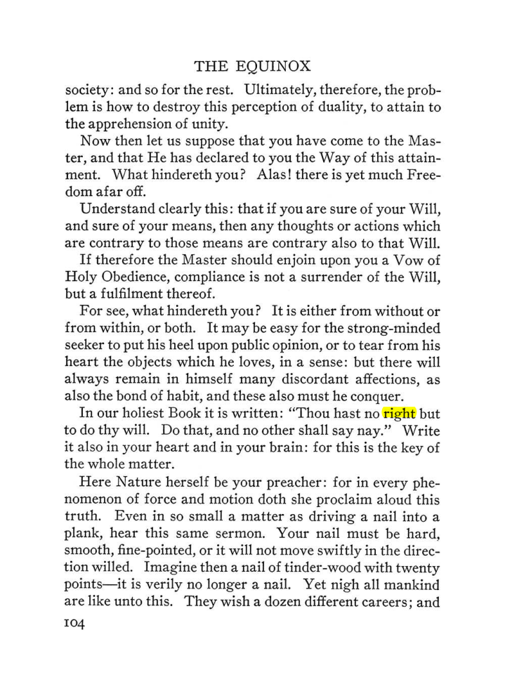 Original scan of The Equinox (Volume III, Number I), PDF page 110