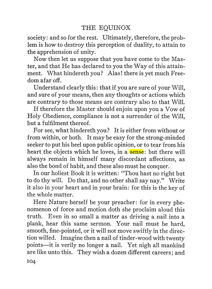 Original scan of The Equinox (Volume III, Number I), PDF page 110