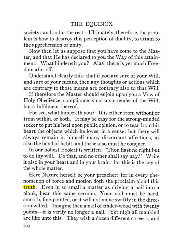 Original scan of The Equinox (Volume III, Number I), PDF page 110