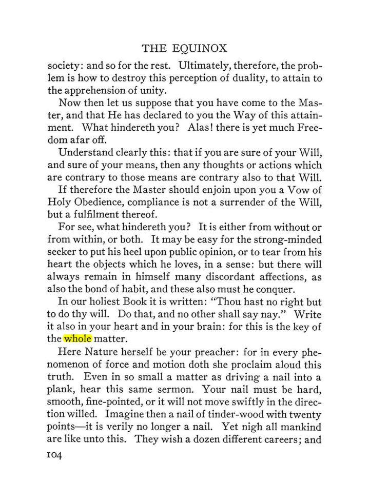 Original scan of The Equinox (Volume III, Number I), PDF page 110