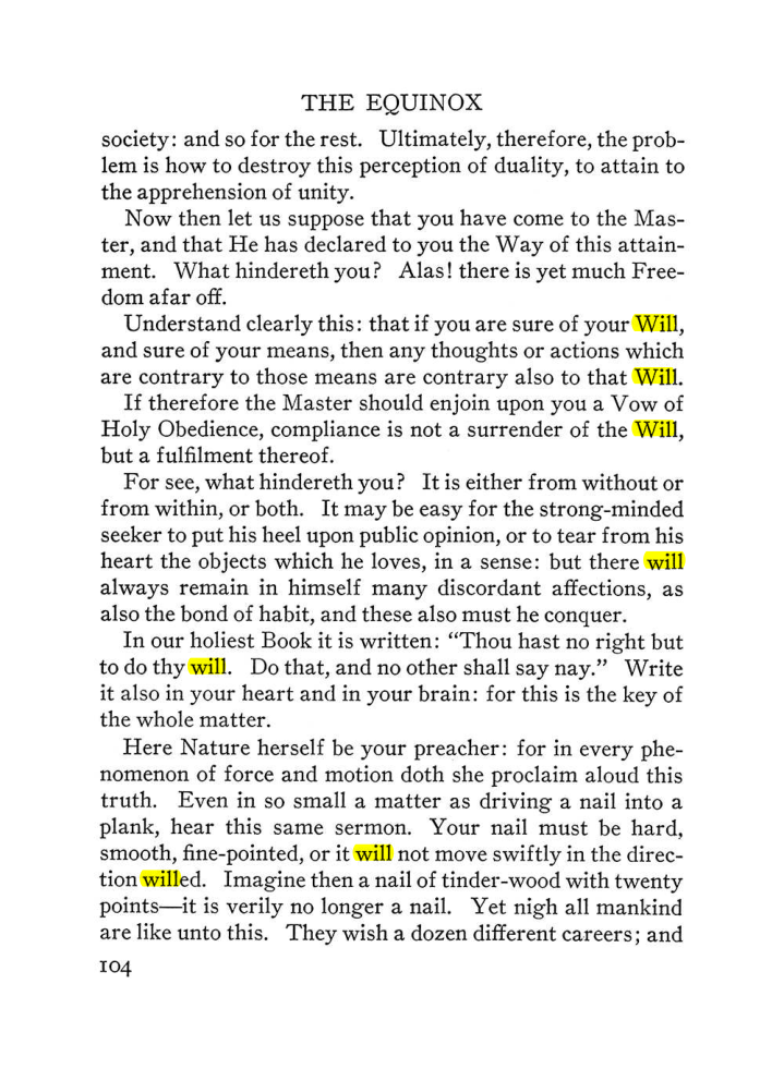 Original scan of The Equinox (Volume III, Number I), PDF page 110