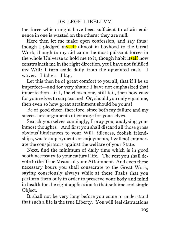 Original scan of The Equinox (Volume III, Number I), PDF page 111