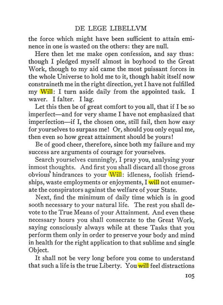 Original scan of The Equinox (Volume III, Number I), PDF page 111