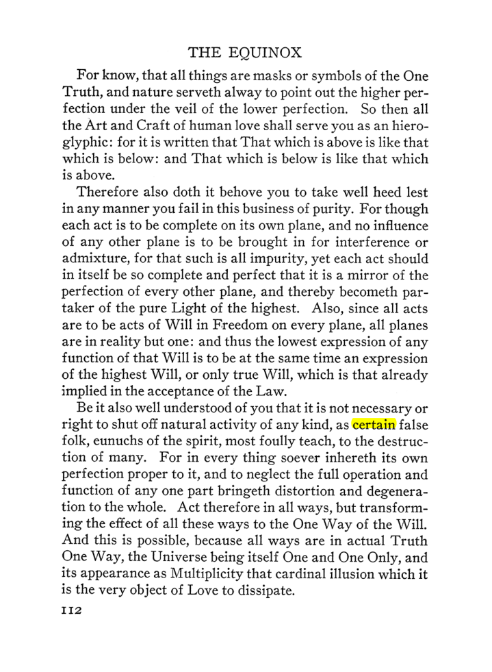 Original scan of The Equinox (Volume III, Number I), PDF page 118