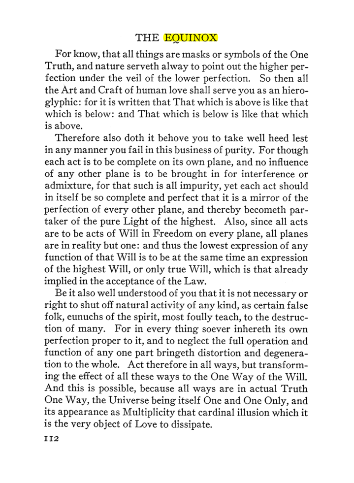 Original scan of The Equinox (Volume III, Number I), PDF page 118