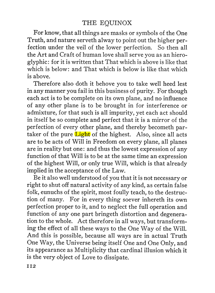 Original scan of The Equinox (Volume III, Number I), PDF page 118