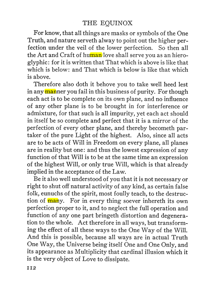 Original scan of The Equinox (Volume III, Number I), PDF page 118