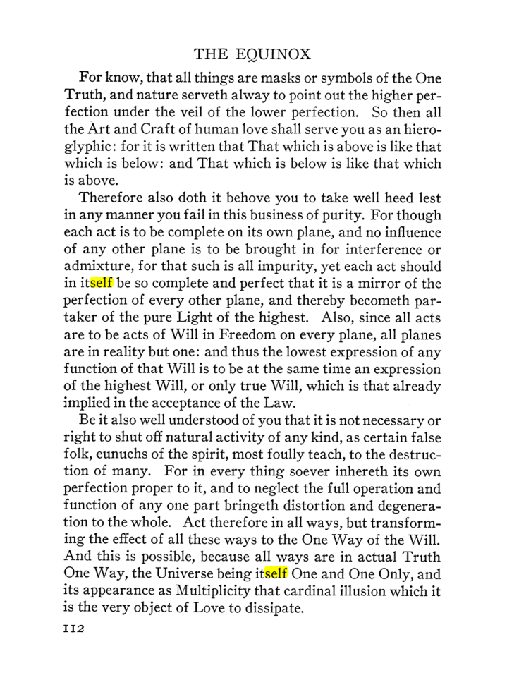 Original scan of The Equinox (Volume III, Number I), PDF page 118
