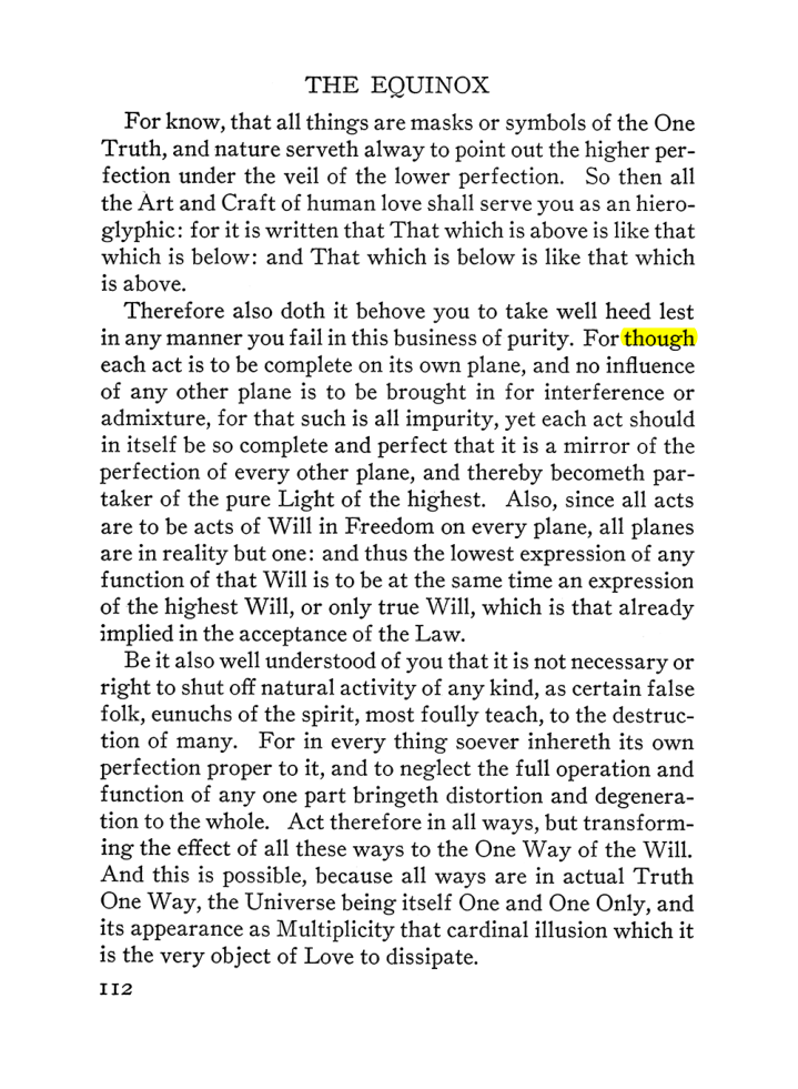 Original scan of The Equinox (Volume III, Number I), PDF page 118