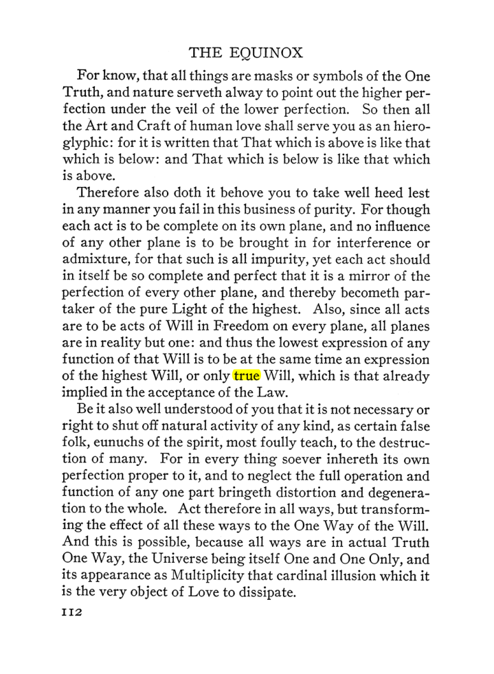 Original scan of The Equinox (Volume III, Number I), PDF page 118