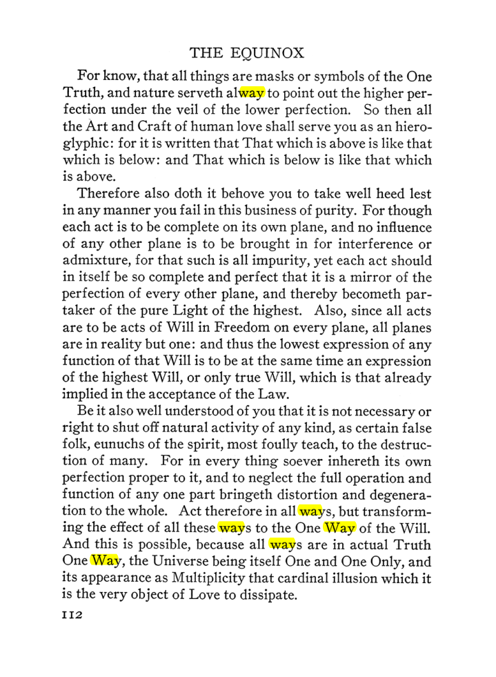 Original scan of The Equinox (Volume III, Number I), PDF page 118