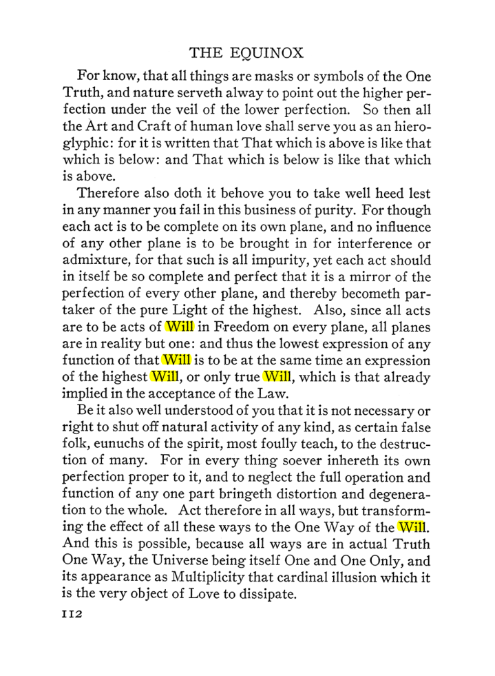 Original scan of The Equinox (Volume III, Number I), PDF page 118