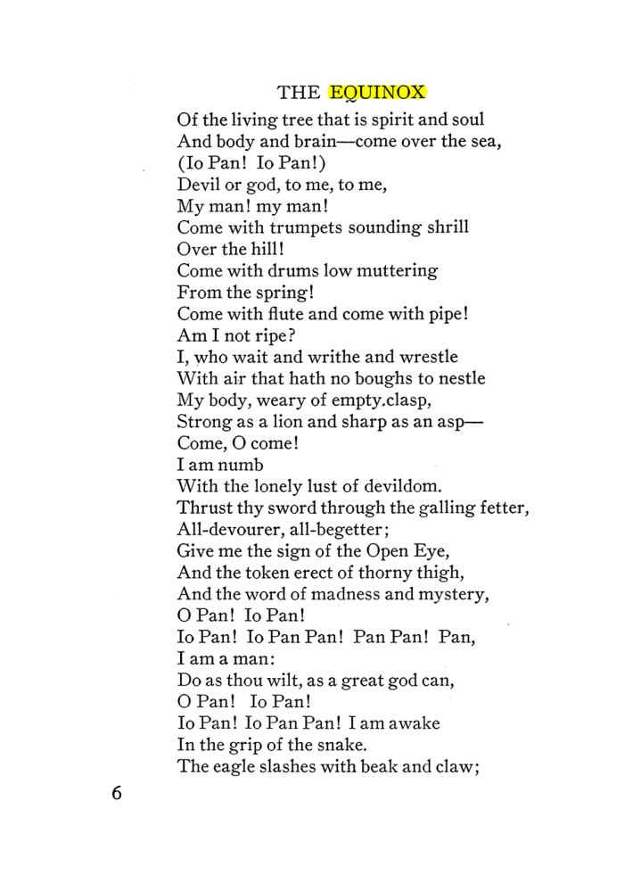 Original scan of The Equinox (Volume III, Number I), PDF page 12