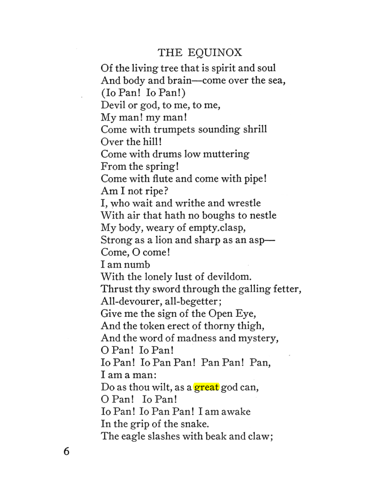 Original scan of The Equinox (Volume III, Number I), PDF page 12