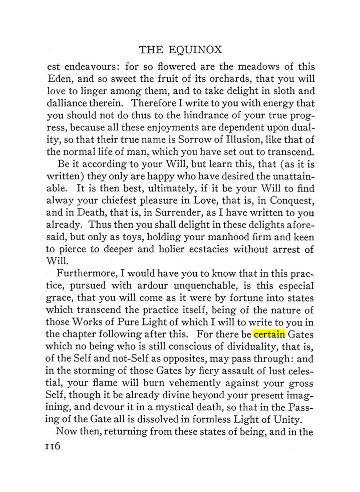 Original scan of The Equinox (Volume III, Number I), PDF page 122