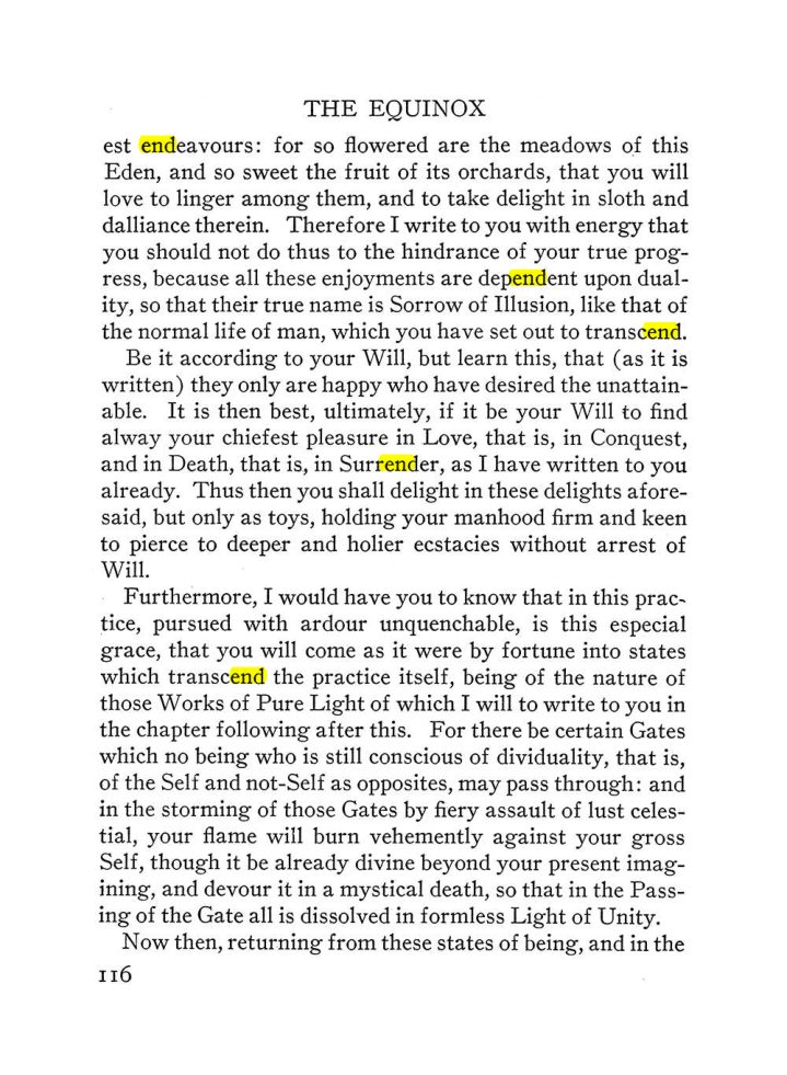 Original scan of The Equinox (Volume III, Number I), PDF page 122