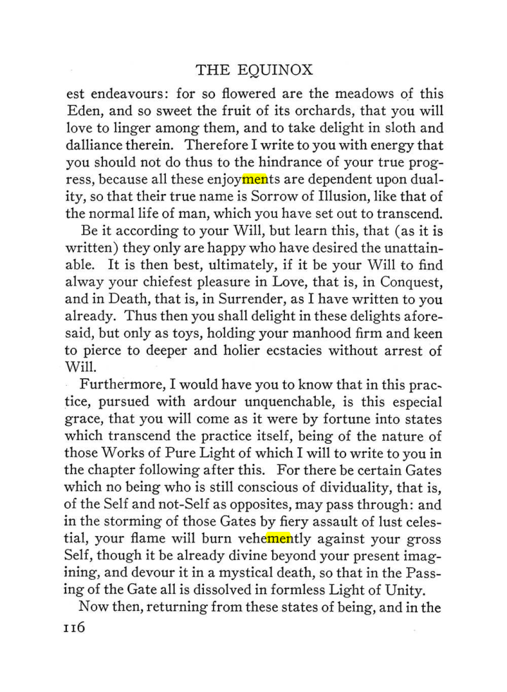 Original scan of The Equinox (Volume III, Number I), PDF page 122