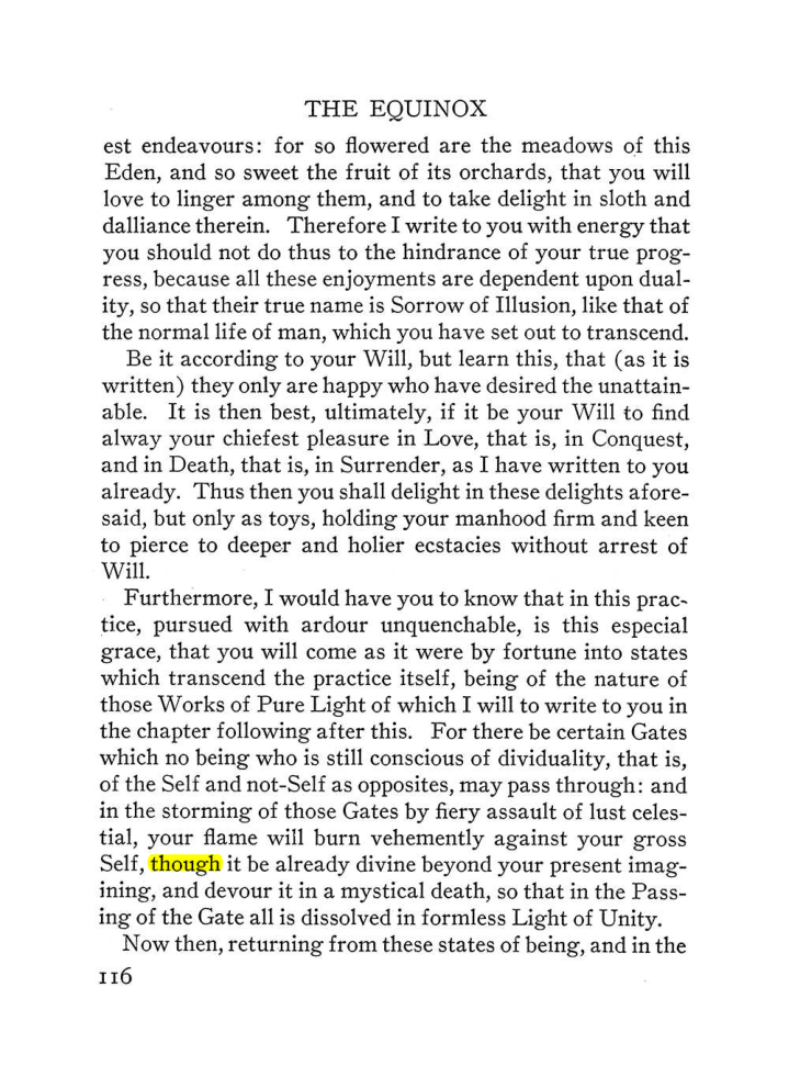 Original scan of The Equinox (Volume III, Number I), PDF page 122