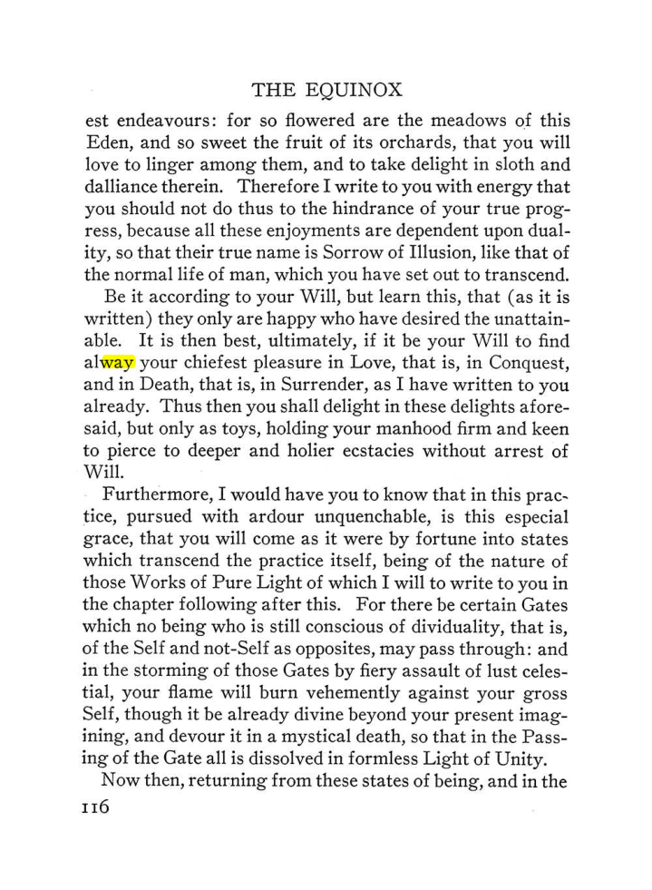 Original scan of The Equinox (Volume III, Number I), PDF page 122