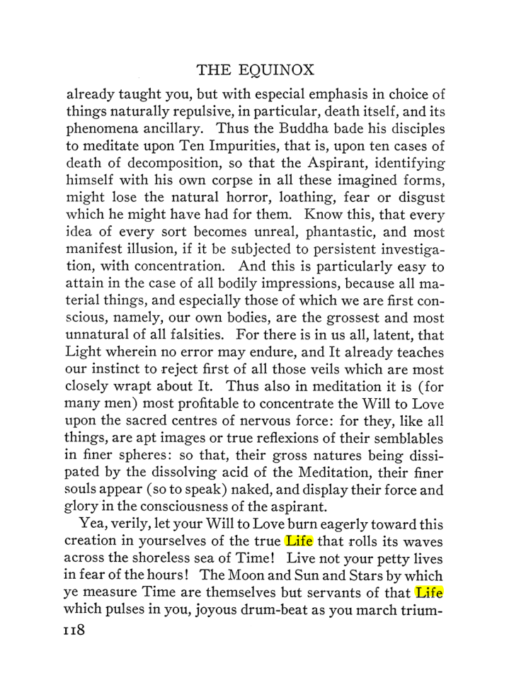 Original scan of The Equinox (Volume III, Number I), PDF page 124
