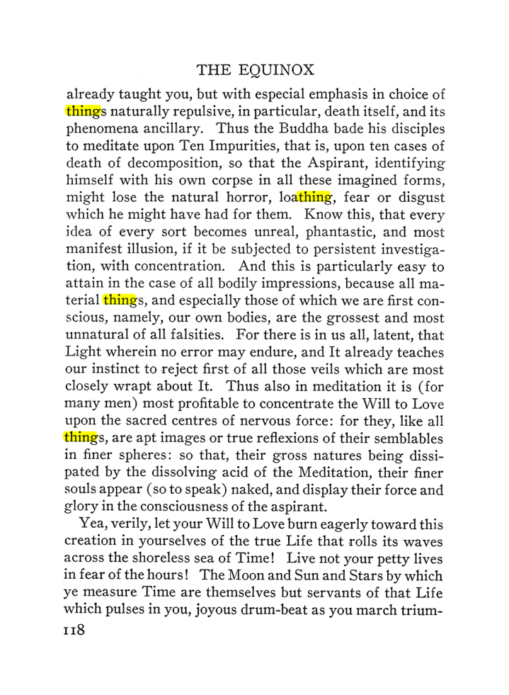 Original scan of The Equinox (Volume III, Number I), PDF page 124