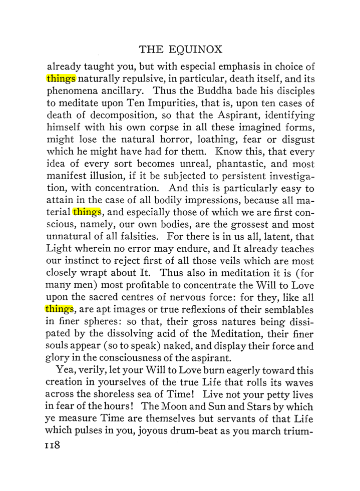 Original scan of The Equinox (Volume III, Number I), PDF page 124