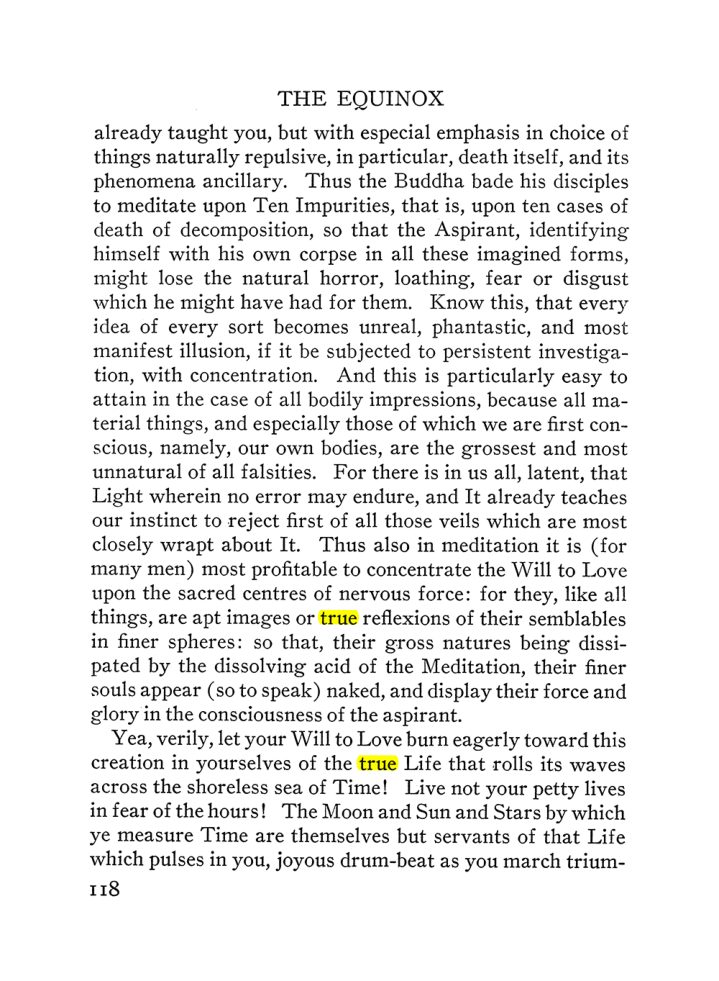 Original scan of The Equinox (Volume III, Number I), PDF page 124