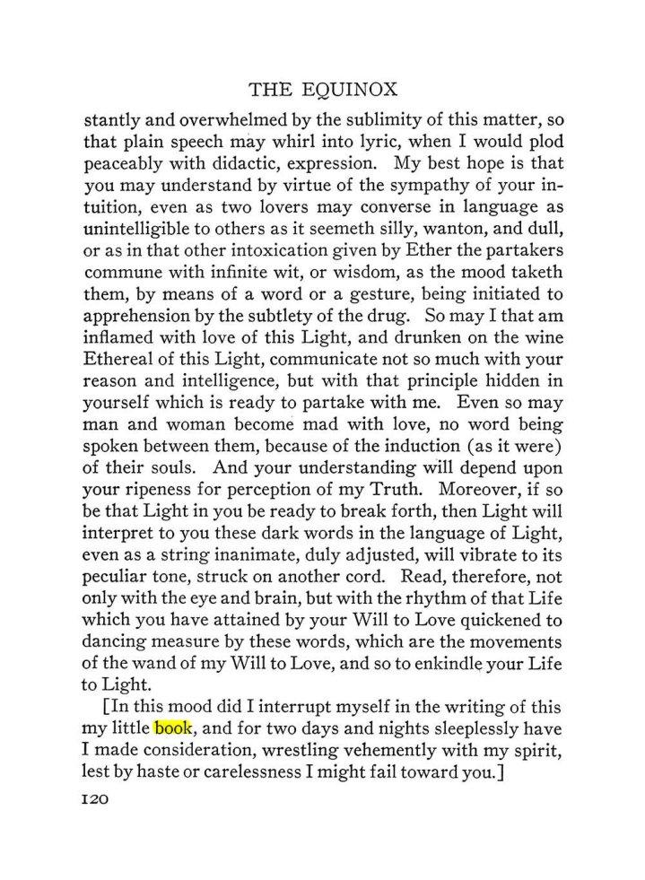 Original scan of The Equinox (Volume III, Number I), PDF page 126