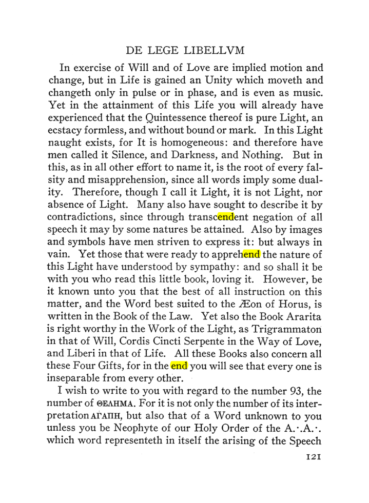 Original scan of The Equinox (Volume III, Number I), PDF page 127