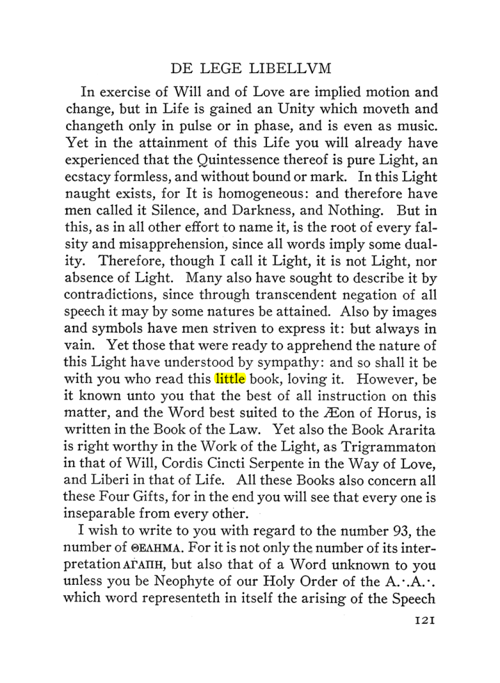 Original scan of The Equinox (Volume III, Number I), PDF page 127