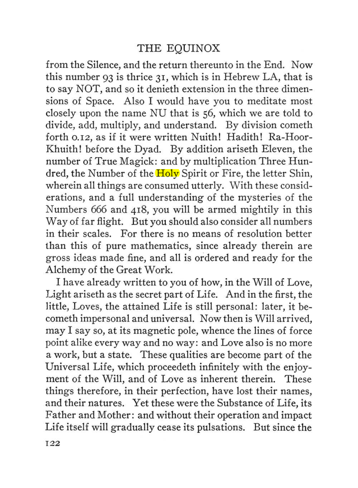Original scan of The Equinox (Volume III, Number I), PDF page 128