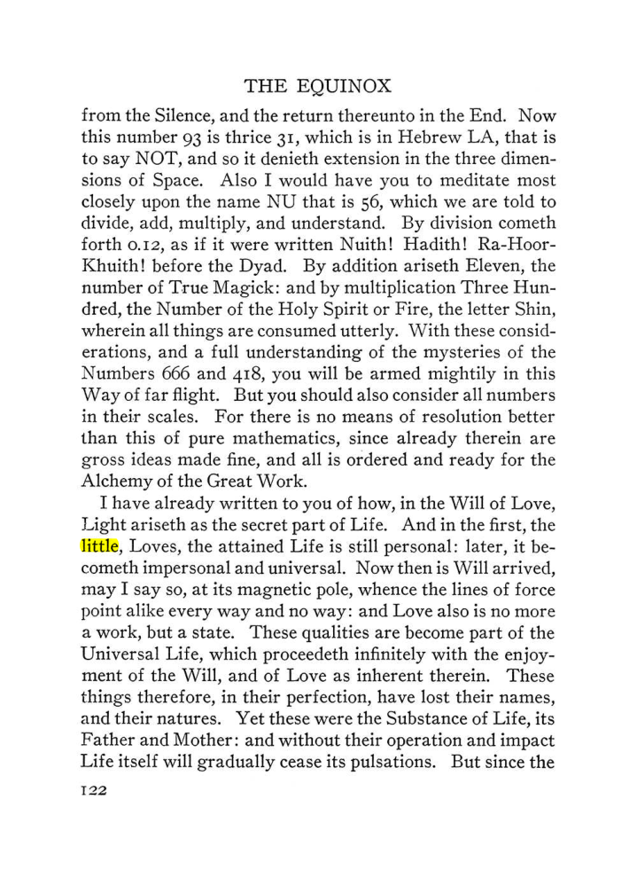 Original scan of The Equinox (Volume III, Number I), PDF page 128