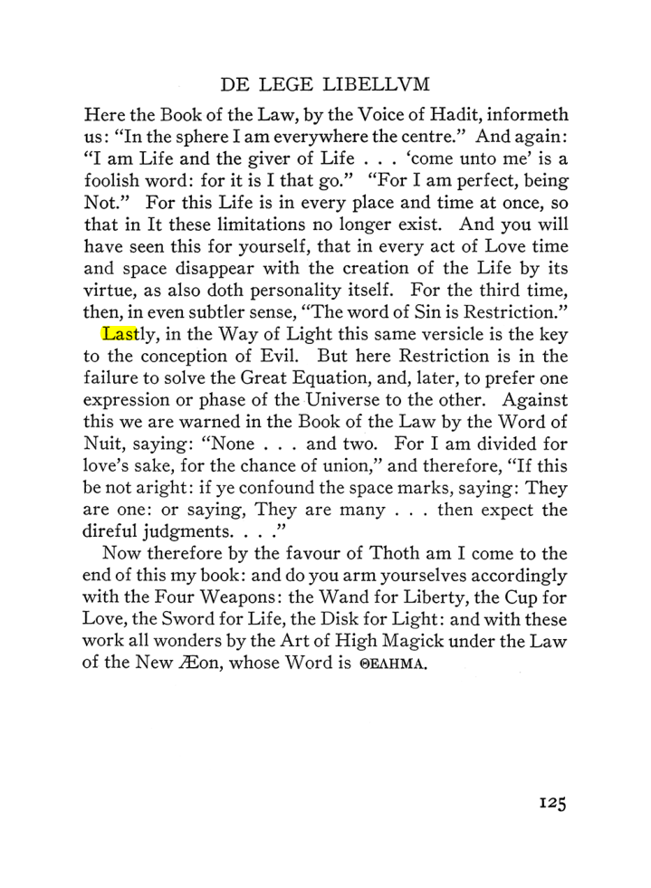 Original scan of The Equinox (Volume III, Number I), PDF page 131