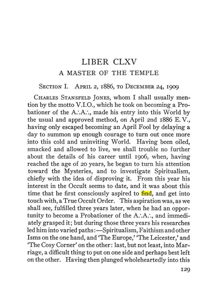 Original scan of The Equinox (Volume III, Number I), PDF page 137