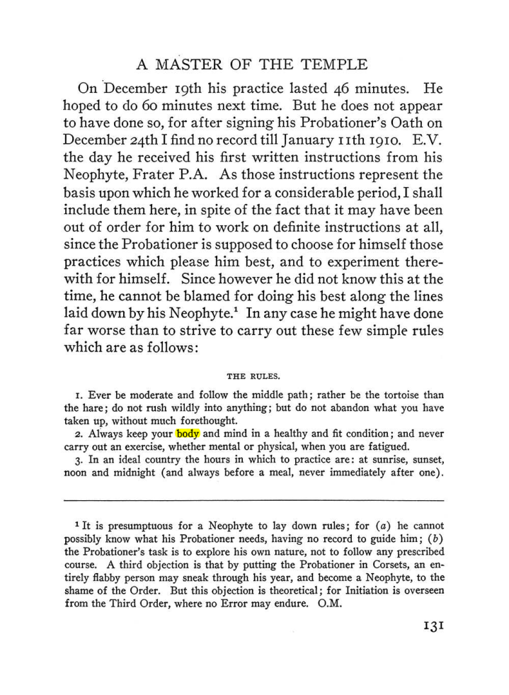 Original scan of The Equinox (Volume III, Number I), PDF page 139